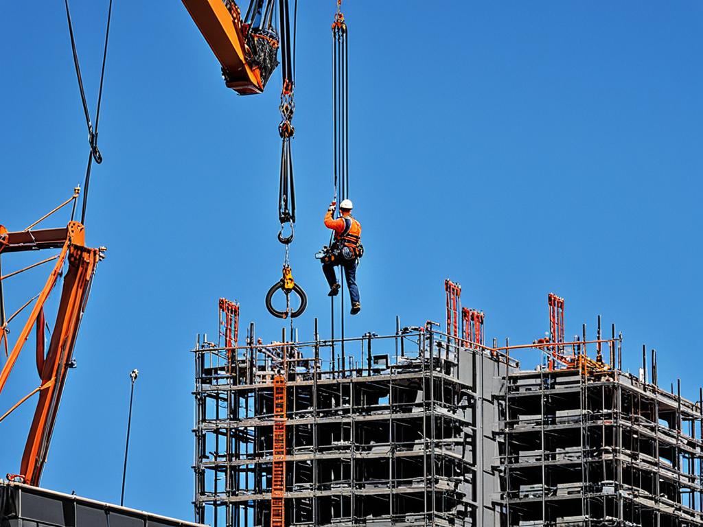 medidas de seguridad en grúas de construcción