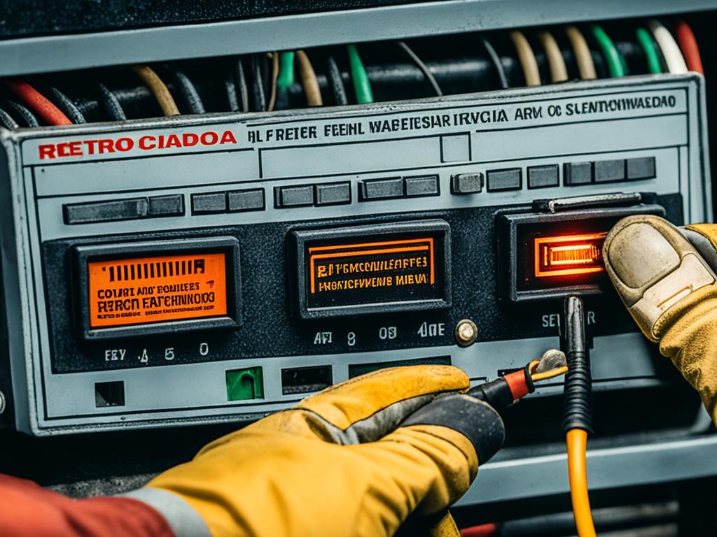 problemas eléctricos y electrónicos retroexcavadora
